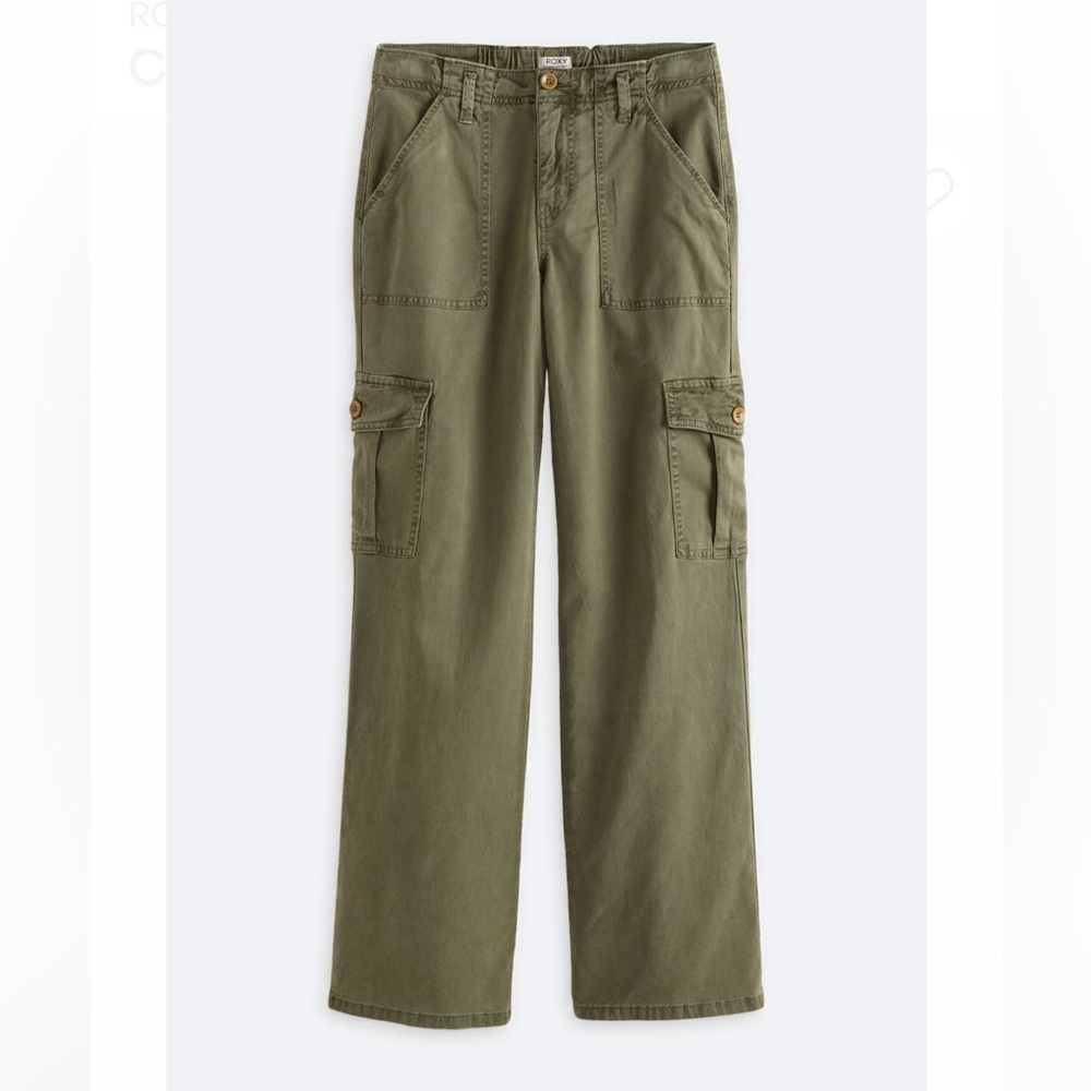 Cute Roxy Cargo Pants 💚 - Picture 2 of 10
